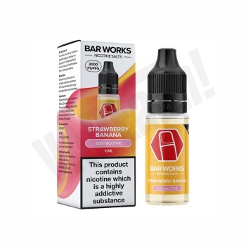 Bar Works Nic Salts - Strawberry Banana